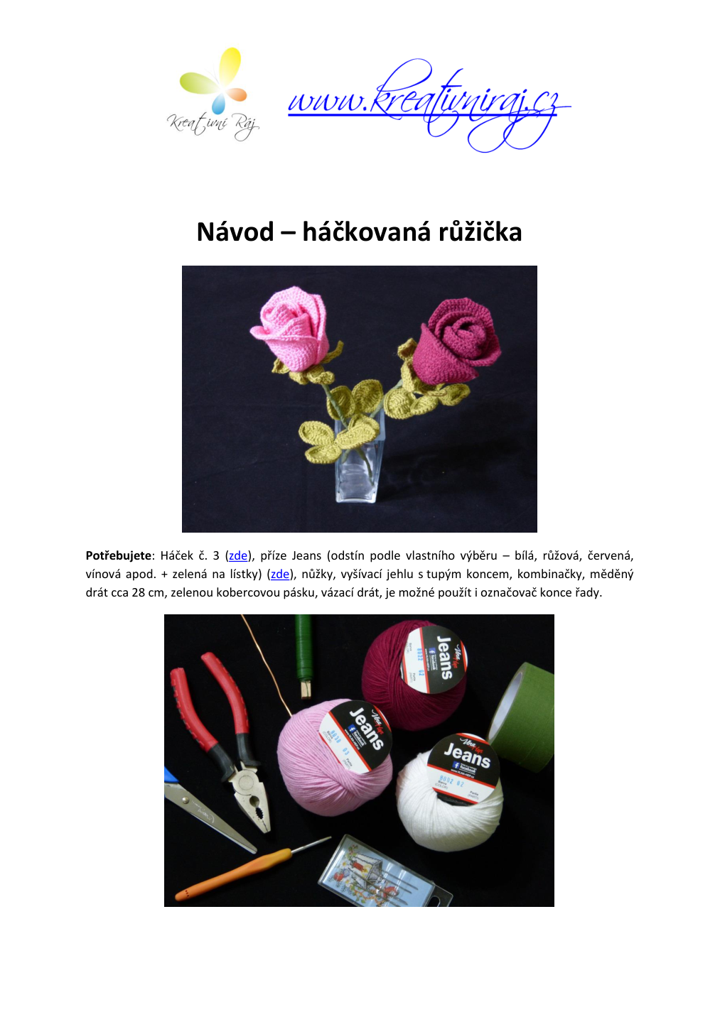 Strana 1 z návodu ruzicka f4245 1